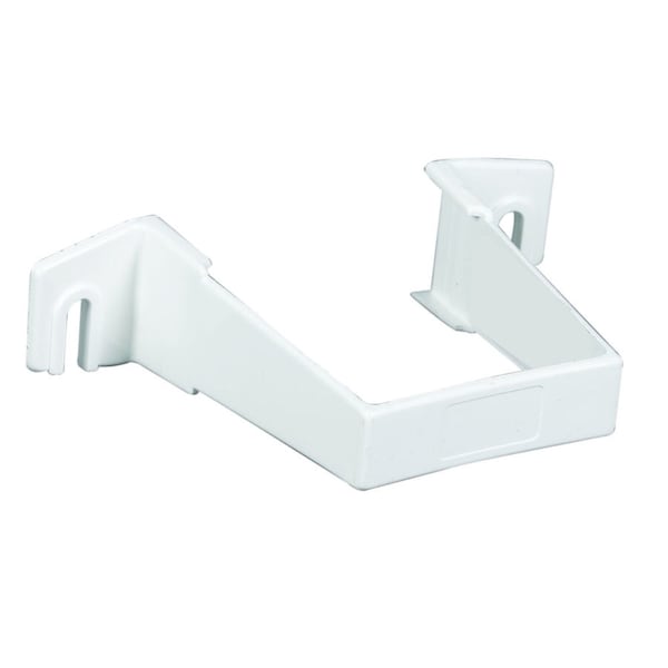 Amerimax Home Products Amerimax 1 in. H X 3.3 in. W X 4.3 in. L White Vinyl U Downspout Bracket T0534 - main